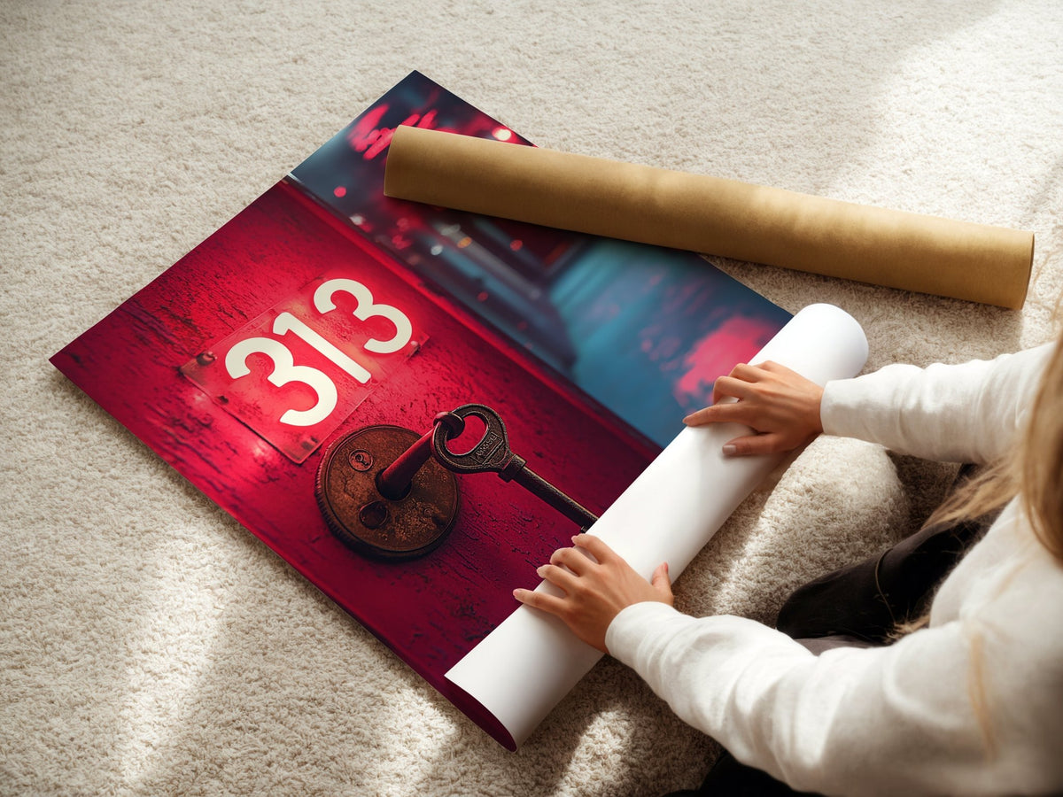 Horror Room 313 Motel Key Poster - Just Great Posters