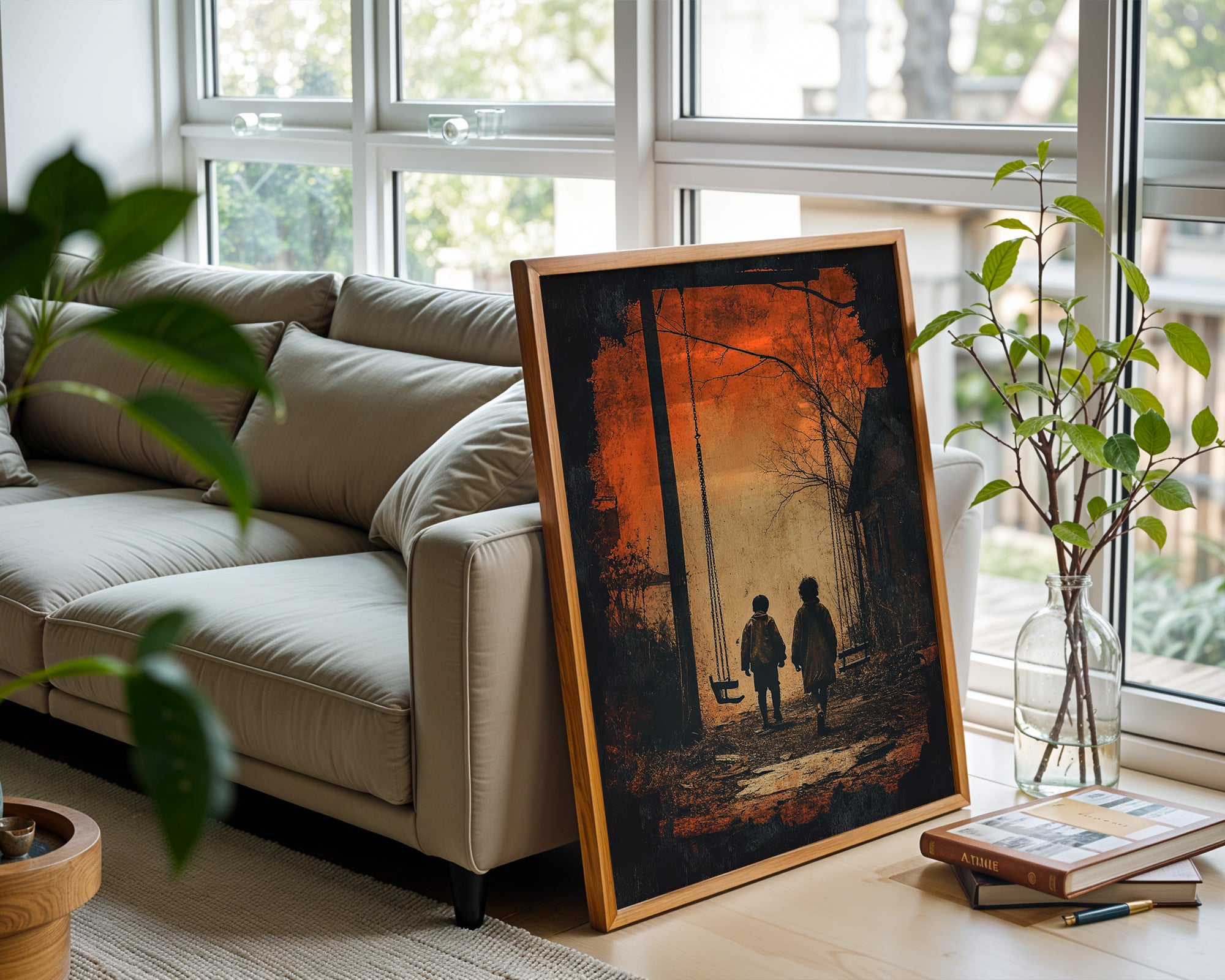 Haunting Kids Swing Poster – Moody Art - Just Great Posters