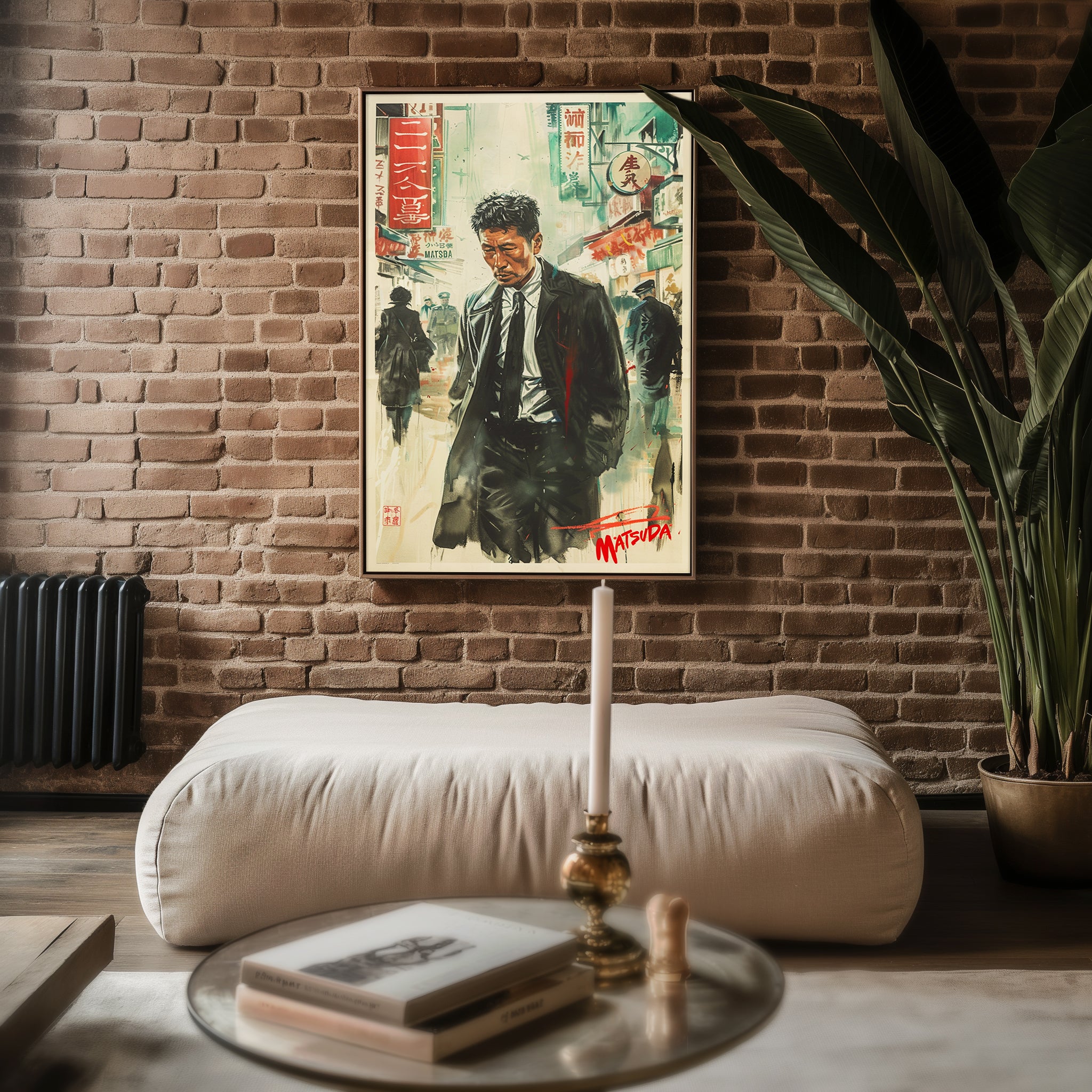Tokyo Noir Poster – Retro Japanese Crime Film Art Print - Just Great Posters