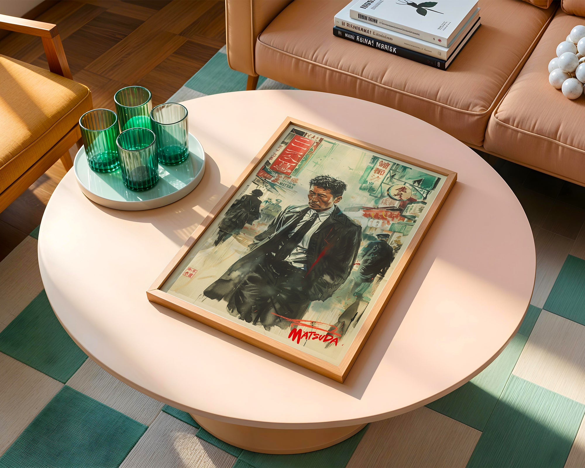 Tokyo Noir Poster – Retro Japanese Crime Film Art Print - Just Great Posters