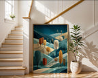 Winter Landscape poster shown in an alternative frame style