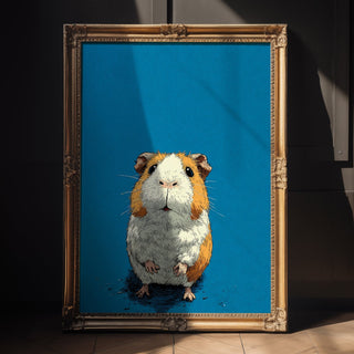 Pop‑Art Guinea Pig – Comic Style Animal Wall Print - Just Great Posters