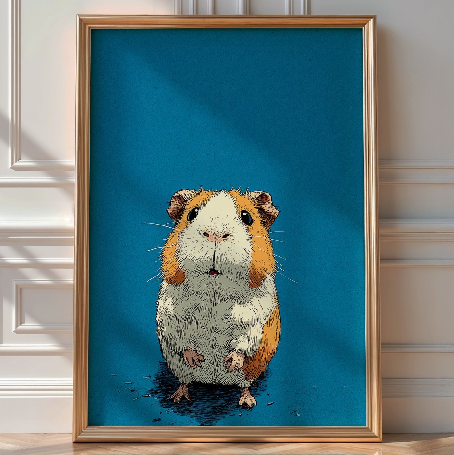 Pop‑Art Guinea Pig – Comic Style Animal Wall Print - Just Great Posters