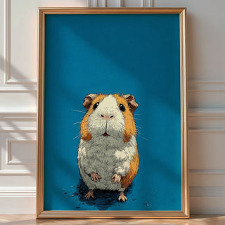 Pop‑Art Guinea Pig – Comic Style Animal Wall Print - Just Great Posters