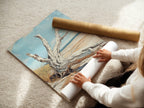 Driftwood on Tranquil Beach Poster - Just Great Posters