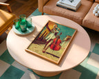 Cuban Jazz Street Poster – Vintage Music Art Print with Double Bass - Just Great Posters