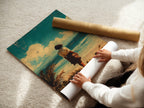 Saltwind Reverie – Dreamy Coastal Painting Print - Just Great Posters