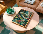 Flora & Feline – Surreal Jungle Bathtub Art Print - Just Great Posters