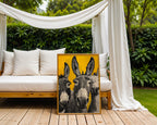 Donkey Trio Pop Art Poster – Bold Farm Animal Wall Print - Just Great Posters