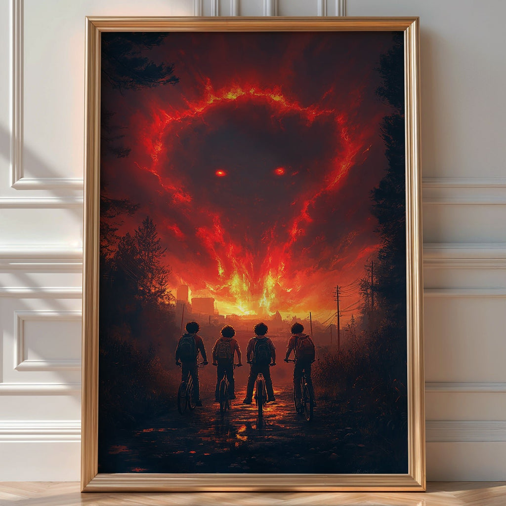Stranger Skies Horror Poster dark, decora - Just Great Posters