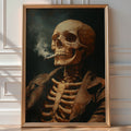 Skeleton Smoking Art Print - Just Great Posters