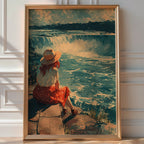 Niagara Falls View Poster – Anime - Inspired Waterfall Art Print - Just Great Posters