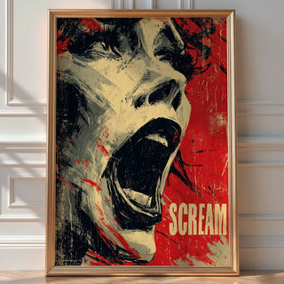 Scream Portrait Art Print - Just Great Posters