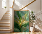 Verdant Light poster shown in an alternative frame style