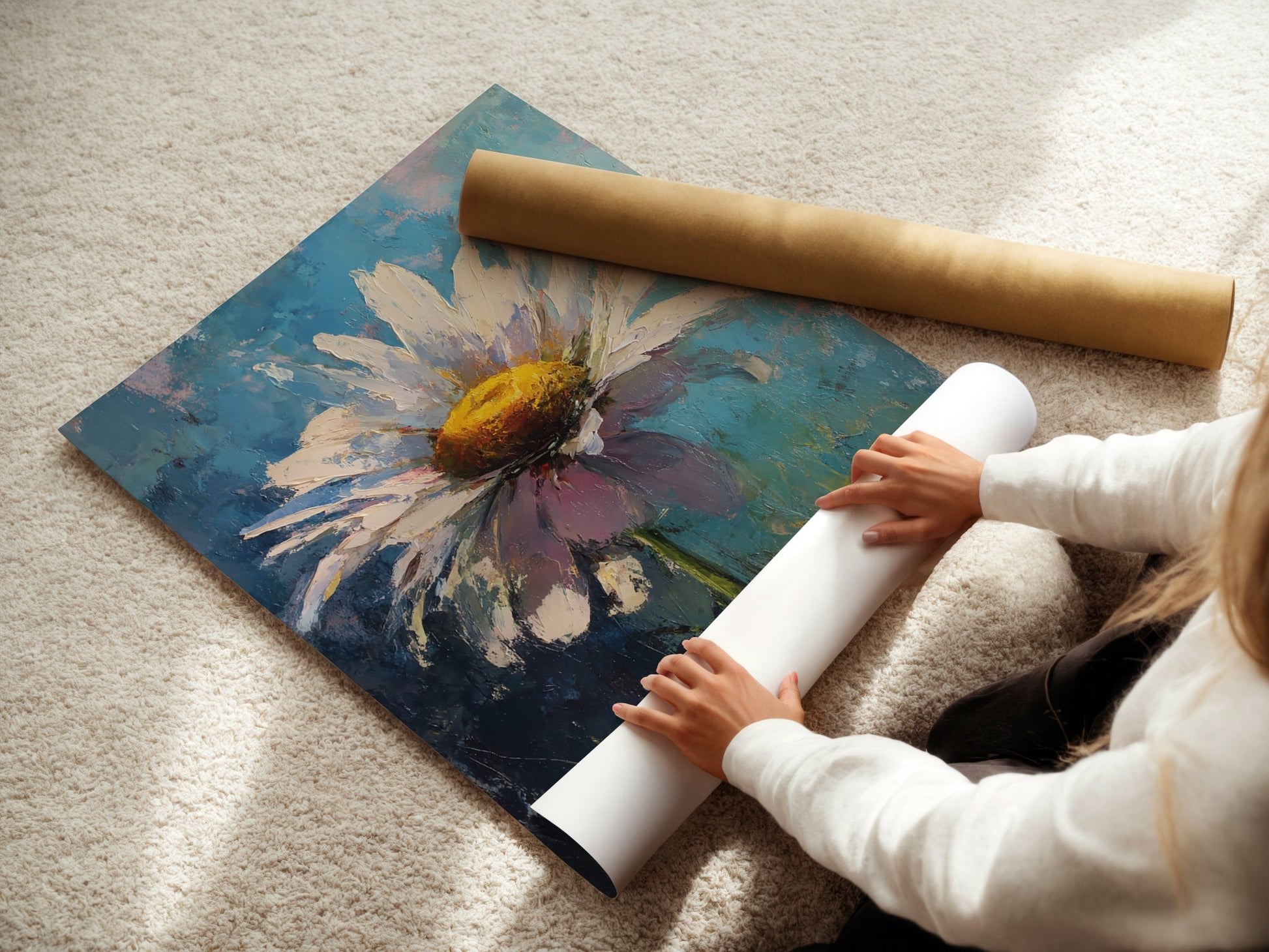 Bold Daisy Flower Wall Art - Just Great Posters