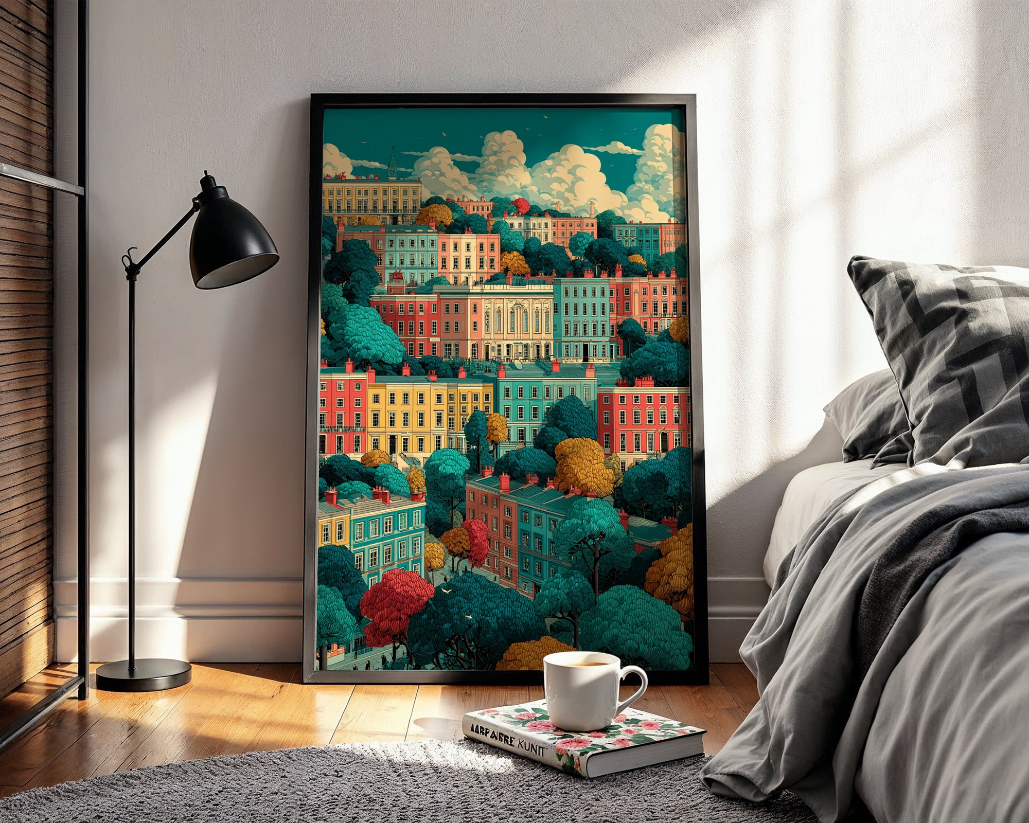 Colorful Bath Street Poster - Just Great Posters