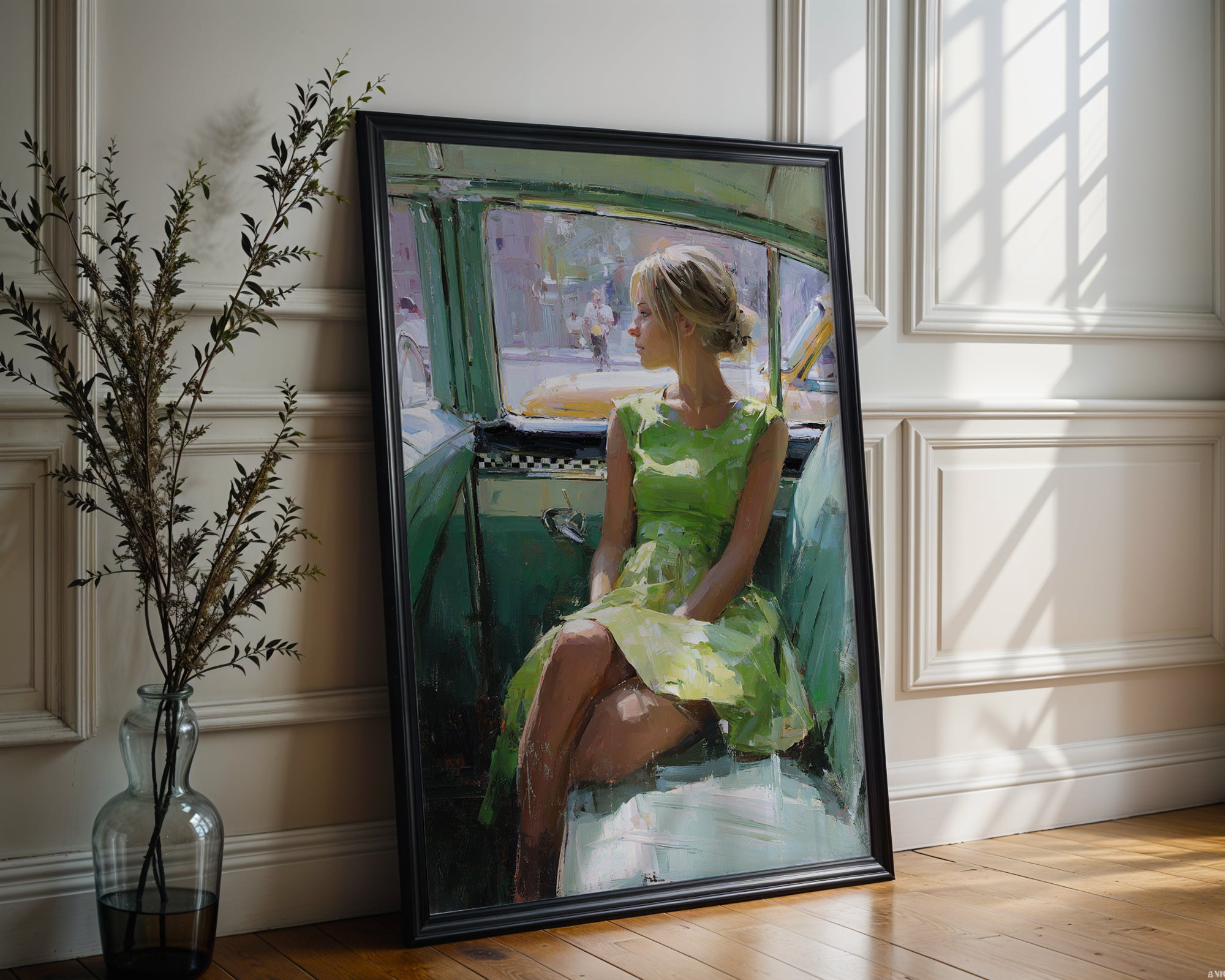1950s Taxi Backseat Vogue - Just Great Posters