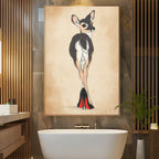 Deer in Heels – Fashionista Woodland Print with a Twist - Just Great Posters