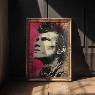 Punk Mohawk Street Portrait - Just Great Posters