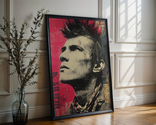 Punk Mohawk Street Portrait - Just Great Posters