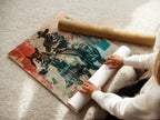 Cowboy Art Print – Western Wall Decor with Horse & Rider in Vintage Pop Style - Just Great Posters